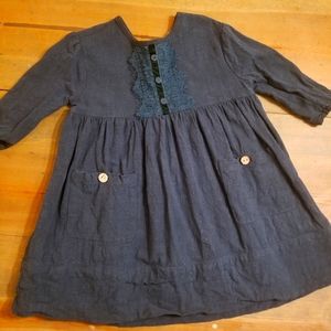 Blu Pony Vintage Hunter green dress
